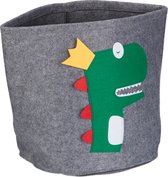 Panier de rangement Relaxdays pour enfant - rangement imprimé animalier - panier à jouets - pliable - dinosaure