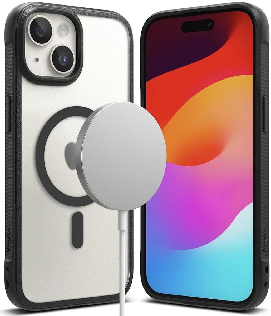 Ringke Fusion Bold Hoesje Geschikt voor Magnetic Apple iPhone 15 Plus MagSafe Zwart