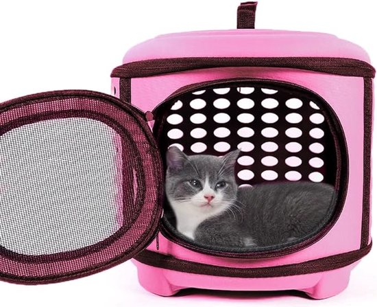 Transport/reiskoffer voor kat/konijn/kleine hond NIEUW - Transportboxen