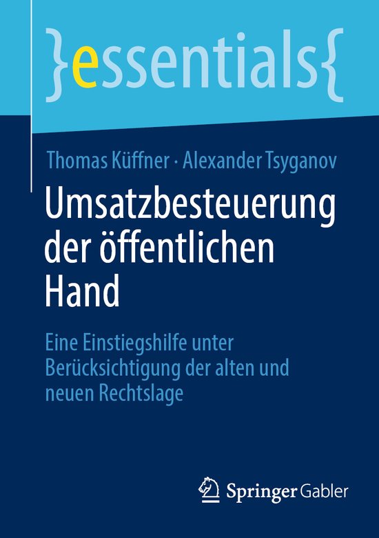 essentials- Umsatzbesteuerung der öffentlichen Hand - cover