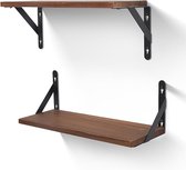 Wandrek, planken, kruidenrek, moderne wanddecoratie, boekenkast, 42.5 cm x 15 cm