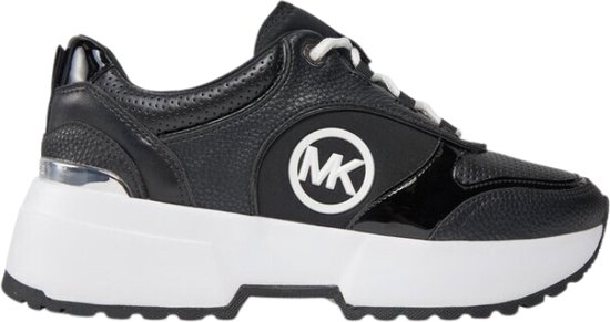 Michael Kors Percy Trainer Dames Sneakers Hoog - Zwart - Maat 37