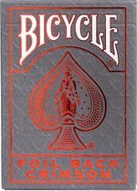 Bicycle Metalluxe Crimson Rider Back - Premium Speelkaarten - Poker - Cold Foil Afwerking