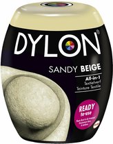 Teinture pour tissu DYLON - Dosettes pour lave-linge - Beige sable - 350g