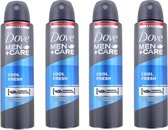 Dove Déo Spray Homme - Cool Fresh - 4 x 150 ml