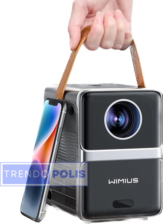Trendopolis - Wimius P61 Projector - Mini Beamer - Mini Projector