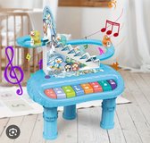 PINGÜIN PIANO-muziek speelgoed-geluid-toetsen-licht-bewegend