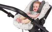Dooky - Babykussen - Grijs - 0-5 jaar - Hoofd en nek ondersteuning - Voor kinderwagen en autostoel