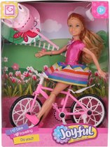 CUTE GIRL Pop 23 cm met fiets