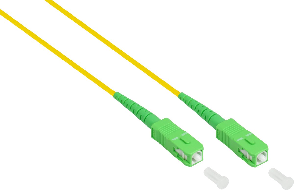 Alcasa LW-S915SASA InfiniBand en Glasvezelkabel 15 m LC SC Geel