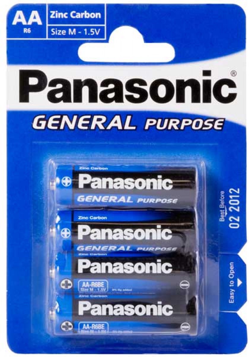 Panasonic AA General Purpose Batterijen
