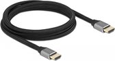 HDMI kabel 2 meter HDMI Type A (Standaard) Zwart. Grijs