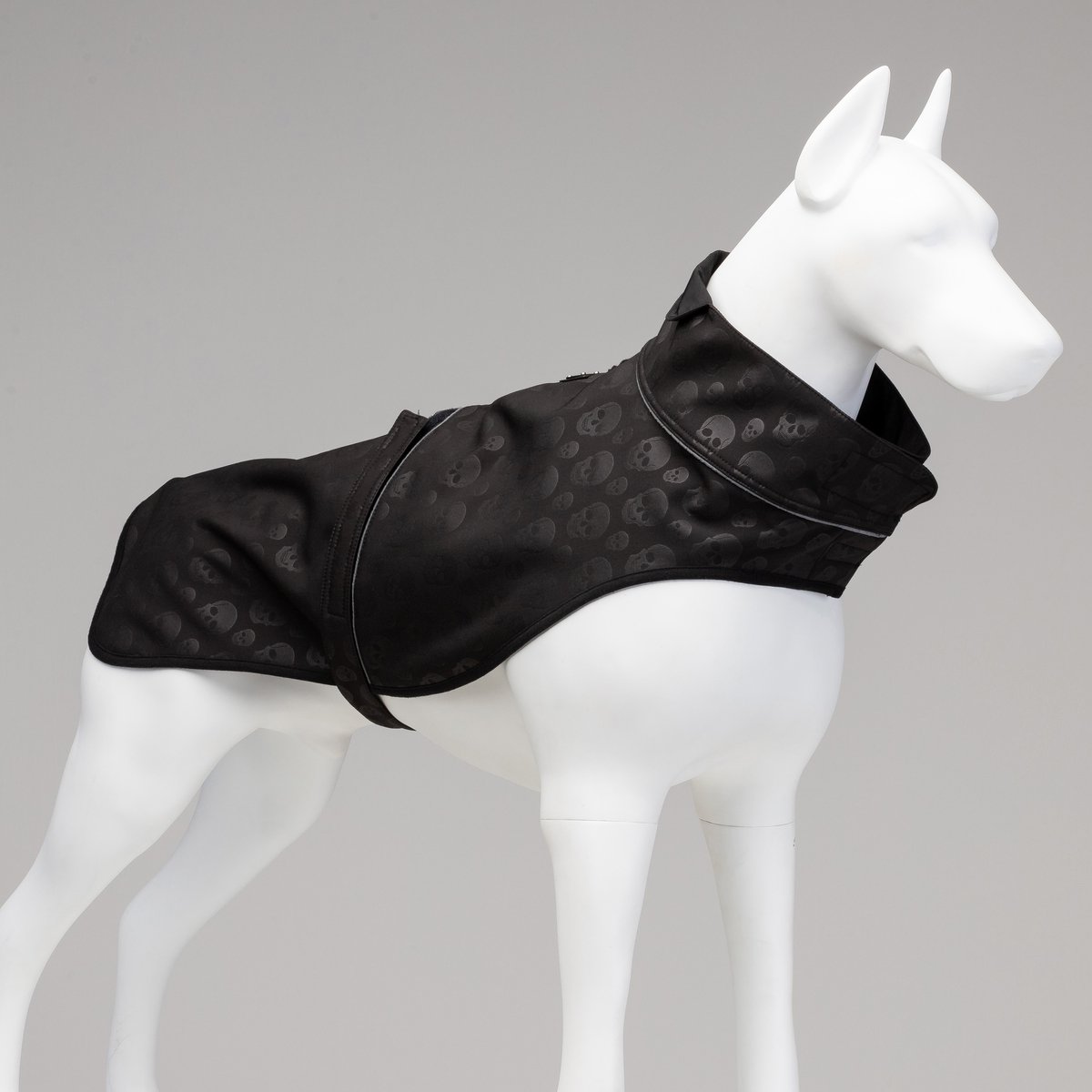 Hondenjassen, winter, waterdicht, winddicht, hondenjas, Black Skull Softshell Raincoat