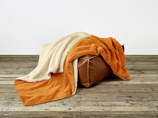 De Witte Lietaer Laya Plaid XL copper (240x220 cm)