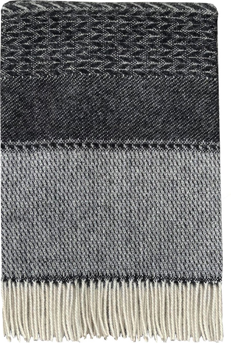 Malagoon - Uptown wool throw black