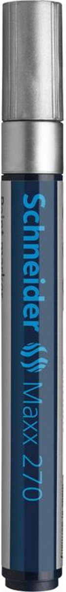 Schneider lakmarker - Maxx 270 - 1-3 mm - zilver - S-127054