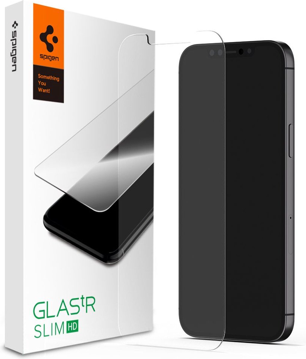 Spigen Glas tR Slim screenprotector geschikt voor iPhone 13 en iPhone 13 Pro - transparant - Spigen