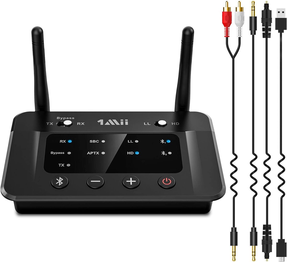 Equivera Bluetooth Transmitter - Bluetooth Receiver - 2-in-1 - Bluetooth Receiver - Huis