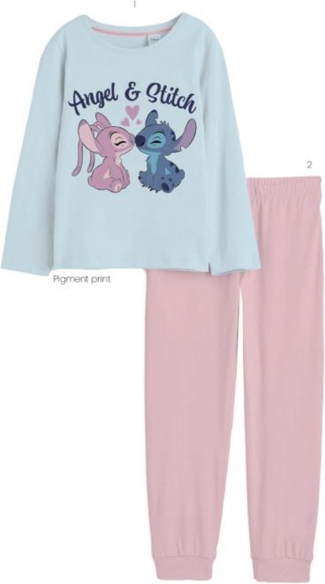 Pyjama Stitch Rose pour enfant