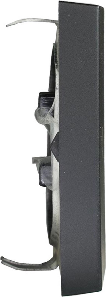 EMhub Quadro55 (by Kopp) bedieningswip dubbel met pijlen opdruk, met bevestigingsplaat - mat-zwart (4088094)