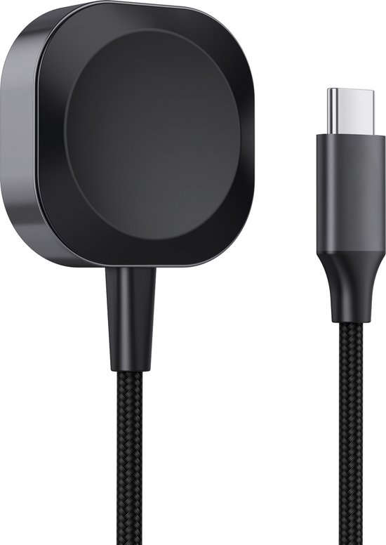 Gevlochten Oplaadkabel Geschikt voor Apple Watch Oplader USB C 5