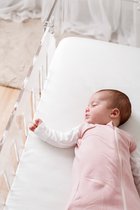 Slaap- en inbakerzak - inbakerdoek - slaapzak - baby - 0 tot 3 maanden - roze