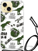 Case Anti-shock Geschikt voor iPhone 15 Dinosaurus