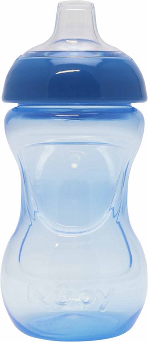 Goedkoopste Nuby Beker Mini Easy Grip Blauw 180ml 4mnd