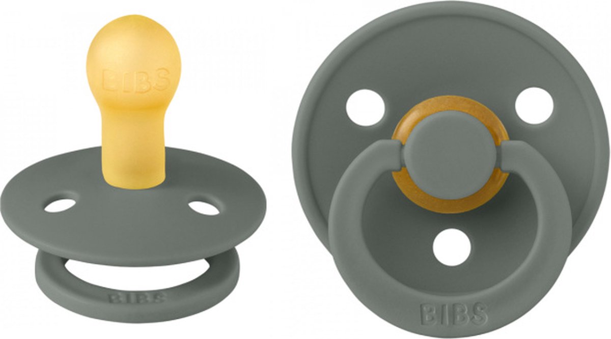 Goedkoopste Bibs Fopspeen Latex Round 0-6mnd Pine