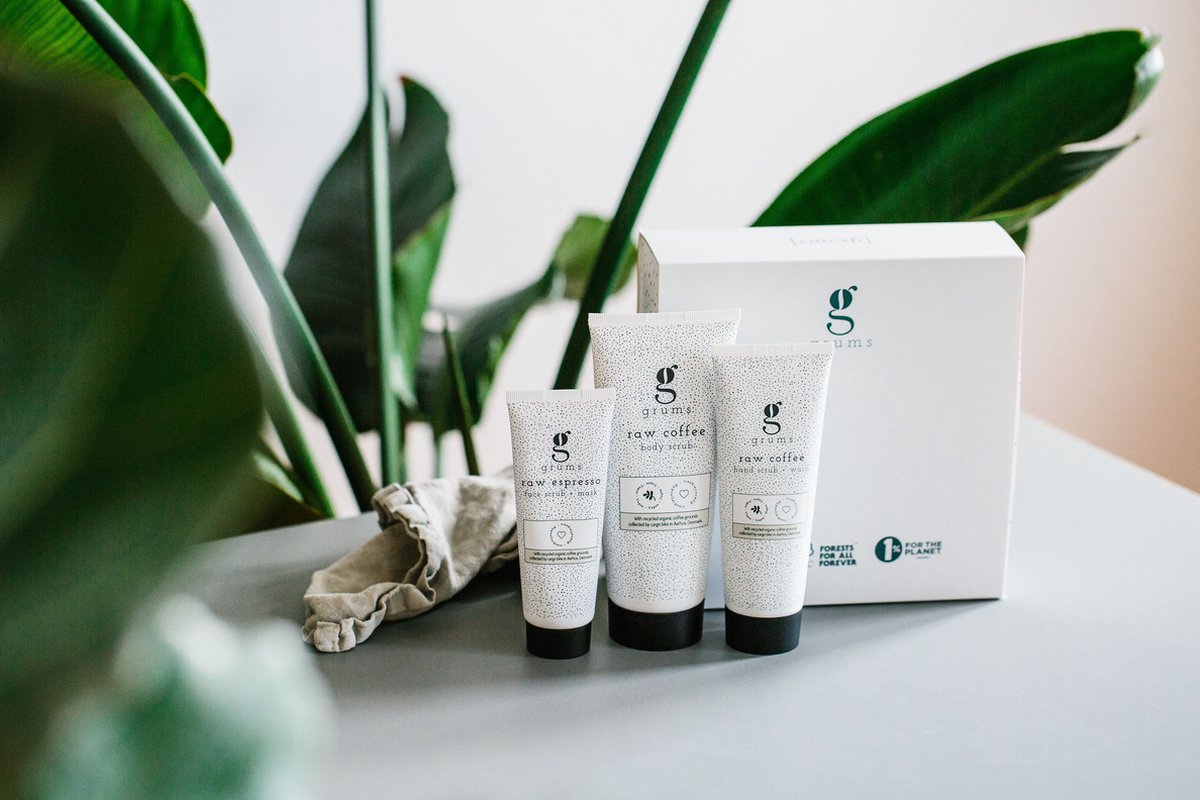 Goedkoopste Grums kadopakket The Scrub Box (face scrub body scrub hand scrub