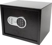 Perel Elektronische kluis, met cijferslot, inclusief noodsleutel en bevestingsmateriaal, 30 x 38 x 30 cm, 10.5 kg