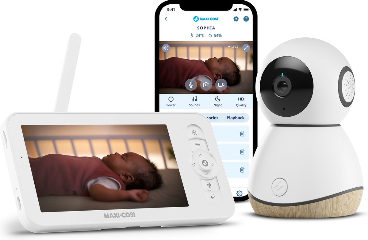 Afbeelding van Maxi-Cosi See Pro Babyfoon - CryAssist - Met camera en app
