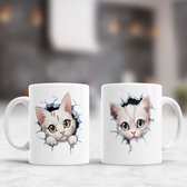 Mok Kitty Go - Cats - Gift - Cadeau - CatLovers - Meow - KittyLove - Katten - Kattenliefhebbers - Katjesliefde - Prrrfect