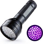 Ultra Violet Zaklamp - Black Light, 51 LED 395 nM Ultraviolet Blacklight-detector voor hondenurine, huisdiervlekken en bedwantsen