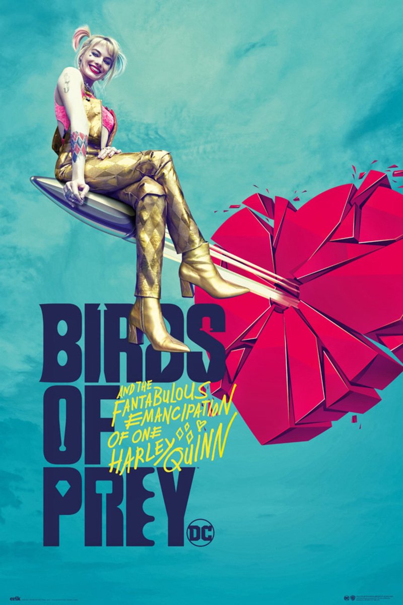 Grupo Erik Poster Birds of Prey - Broken Heart 61x91,5cm Divers