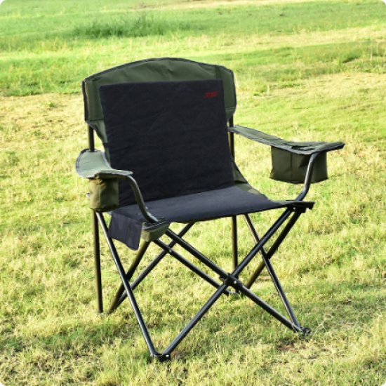 Campingstoel verwarming - visstoel - stoel - opvouwbaar - kampeerstoel - stoelverwarming - verwarmingskussen - bureaustoel - bureaustoelen - vouwstoel van LUXIGO — afbeelding 3