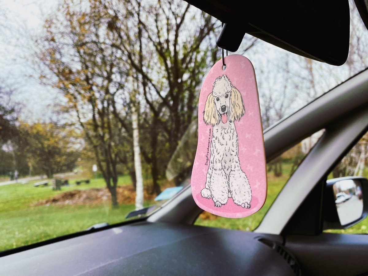 Dogs - Car Airfreshner - Poedel - Bergamot