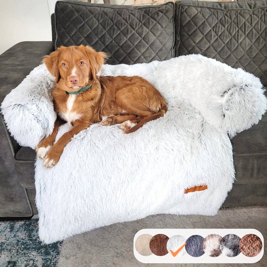 Origineel Hondendeken voor Bank– Hondenkleed Fluffy – Pluche Hondenbed - Hondenmand Premium - Volledig Afritsbaar