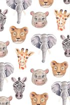 FRITSY - Carte 'Animaux de safari' - 5 pièces