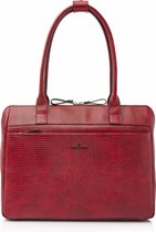 Castelijn en Beerens Laptoptas / Werktas / Aktetas Dames - 15.6 inch - Logoprint - Donna - Rood