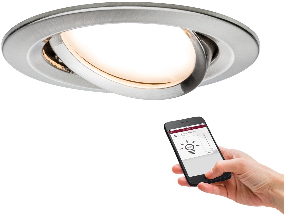 Paulmann Nova Smart lighting spot Roestvrijstaal ZigBee