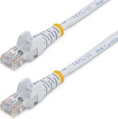 StarTech.com Câble réseau Ethernet Cat5e avec connecteurs RJ45 sans accrochage Câble UTP 0,5 m blanc