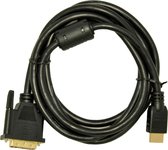 Akyga AK-AV-11 video kabel adapter 1,8 m HDMI Type A (Standaard) DVI-D Zwart