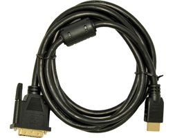 Akyga Dvi-Hdmi-Kabel 1,8M Ak-Av-11 Dvi-D (M) (24+1) Voor Monitor 144Hz