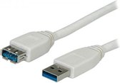 320-00022 USB 3.0 Verlengkabel, Type A / TypeA M/F 1.8m White Blister
