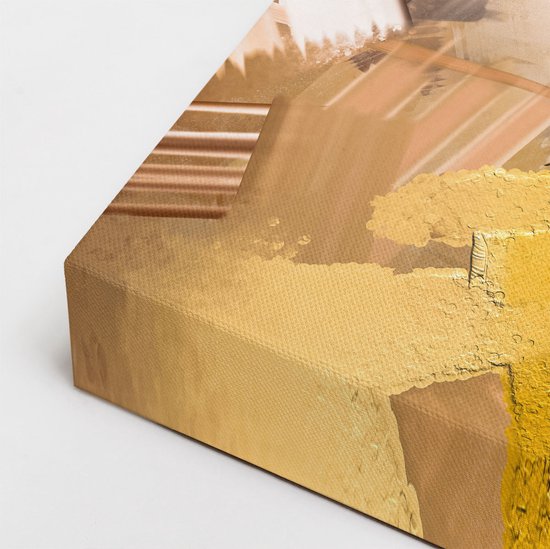 Artaza Peinture sur toile Triptyque Art abstrait - Peinture à l'huile colorée - 180x120 - Groot - Photo sur toile - Impression sur toile