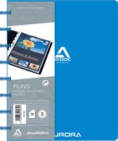 Adoc Showmap Bind-Ex Standard A5 30 pochettes Blauw paquet de 10