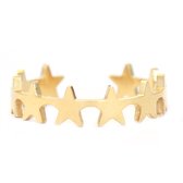 Gouden ring stars