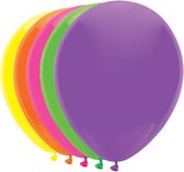 Ballonnen neon mixed - 25 cm - 100 stuks