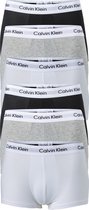 Actie 6-pack: Calvin Klein low rise trunks - lage heren boxers kort - zwart - grijs en wit - Maat: L